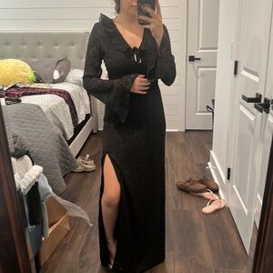 Boohoo long sleeve Maxi dress